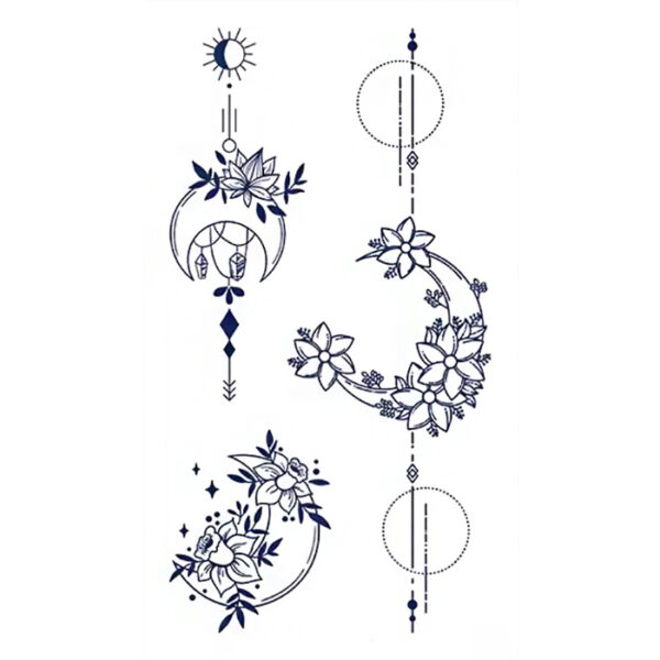 Florale Mondsichel – Bild 2