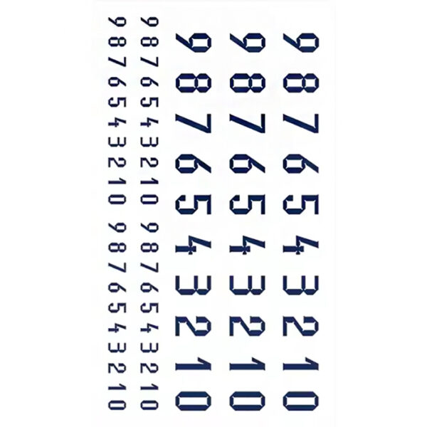 Zahlen im Retro-Style – Bild 2