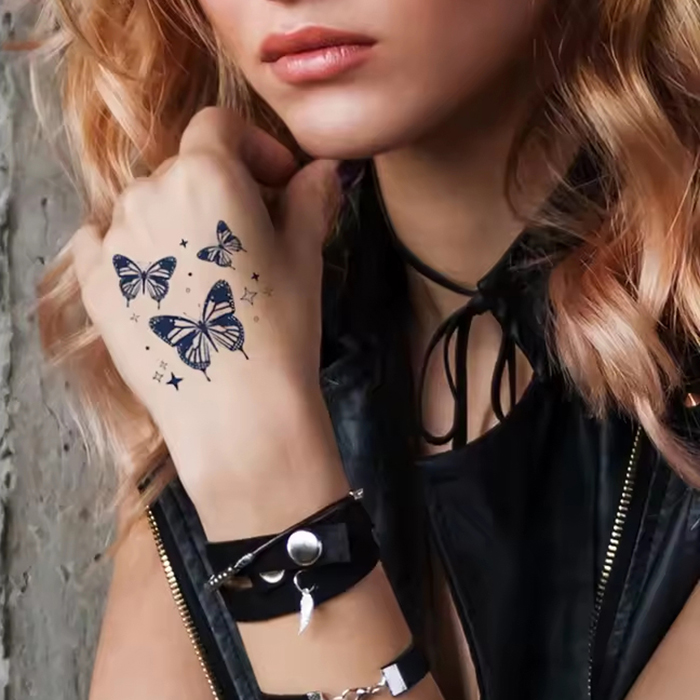 Schmetterlingsglanz und Sterne – Bild 1