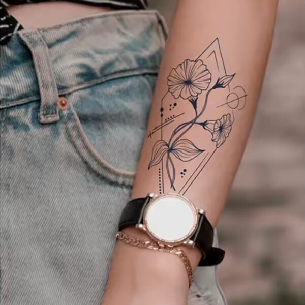 Florales Diamantmotiv – Bild 1