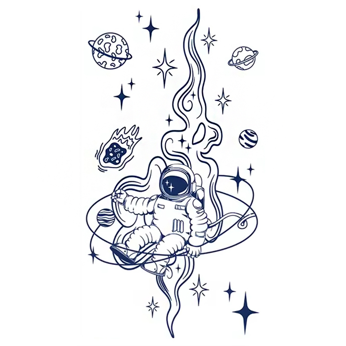 Astronaut im Sternenraum – Bild 2