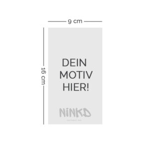 Personalisierbares Tattoo - Size L (9x16cm)