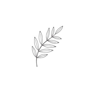 Feiner Ährenzweig Tattoo