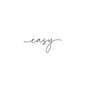 Schriftzug Easy Tattoo